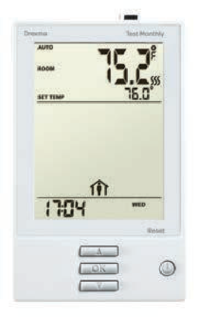 Thermostat blanc programmable 120V/240V 15A