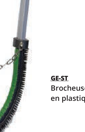 Brocheuse à crampe en U en plastique