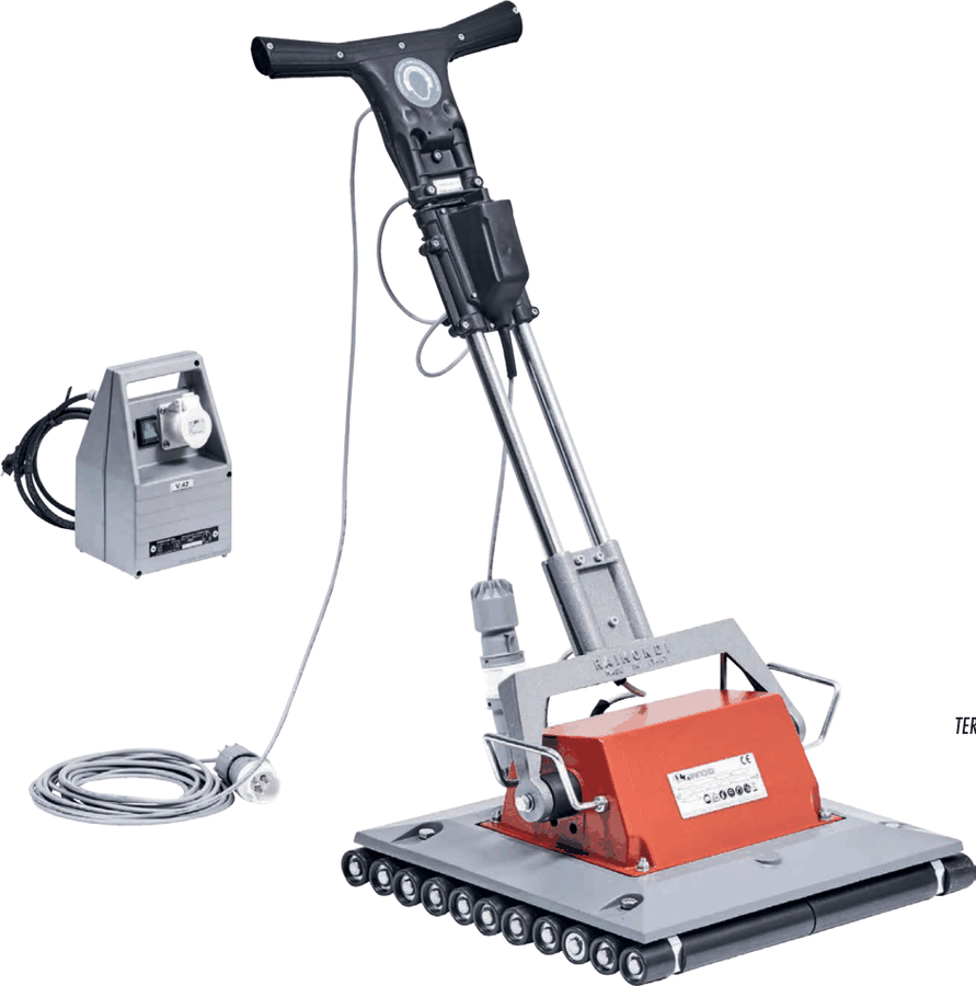 Tile vibrating tamper