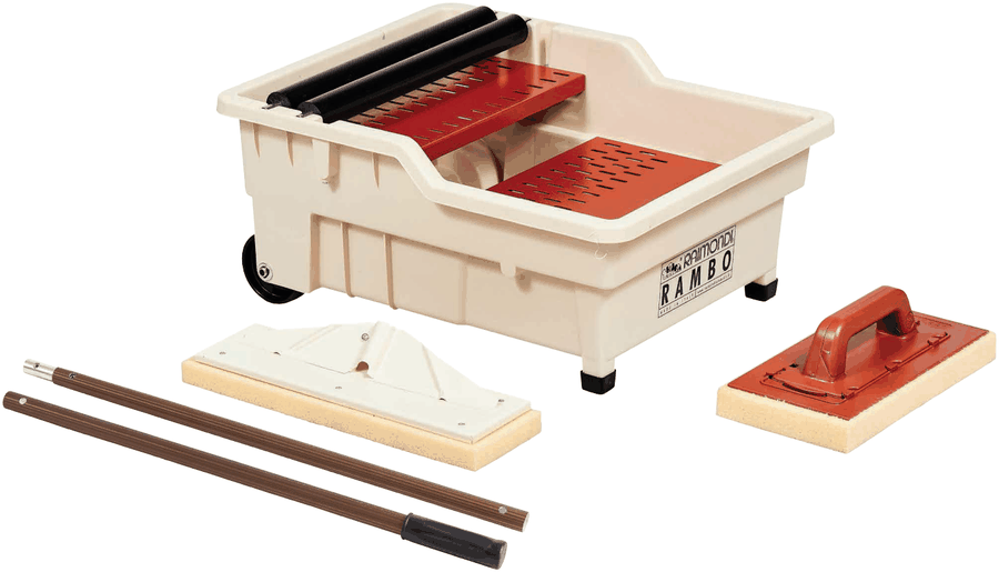 Tile sponge and washing tray