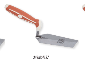 Petite truelle pointe carrée manche bi-matière - 133 mm