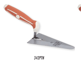 Petite truelle pointe ronde manche bi-matière - 140 mm