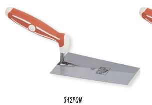 Petite truelle pointe carrée manche bi-matière - 140 mm