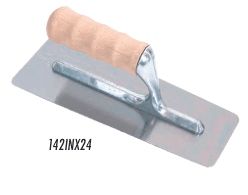 Platoir acier inox trapézoïdale 6/10 - 10 x 24 cm